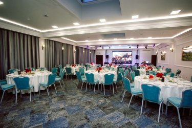 Banquet hall of the Abakan Hotel